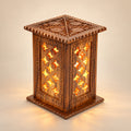 Wooden Table Lamp Carving