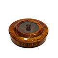 Dry Fruit Box With Glass Cover | Beautiful Brass Design