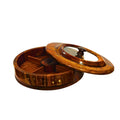 Dry Fruit Box With Glass Cover | Beautiful Brass Design