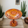Wooden Handmade Coffee Table With Brass Work 18