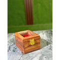 Sheesham Wood Single Watch Box – 1 Slot with Glass Display Lid