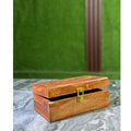 Premium Sheesham Wood Watch Box – 3 Slot Handmade Organizer