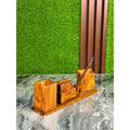 Premium Multifunctional Wooden Desk Organiser – Elegant Office Tabletop Storage