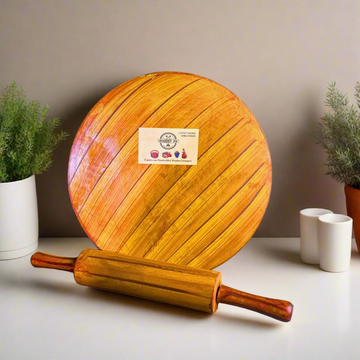 Premium Shesham Wood Chakla Belan – 12 Inch Wooden Bread Roller (Handcrafted)
