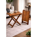 Hand-Carved Wooden Table – 12