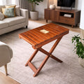 Handcrafted Sheesham Wood Table – Solid Wood Premium Finish | 12
