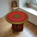 Royal Red Lacquer Art-Coffee Table 24