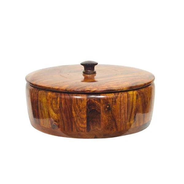 Woodsy Premium Kitchen Combo – Hotpot  + Tray Set + Spoon Stand + Chakla Belan | 40% OFF Deal