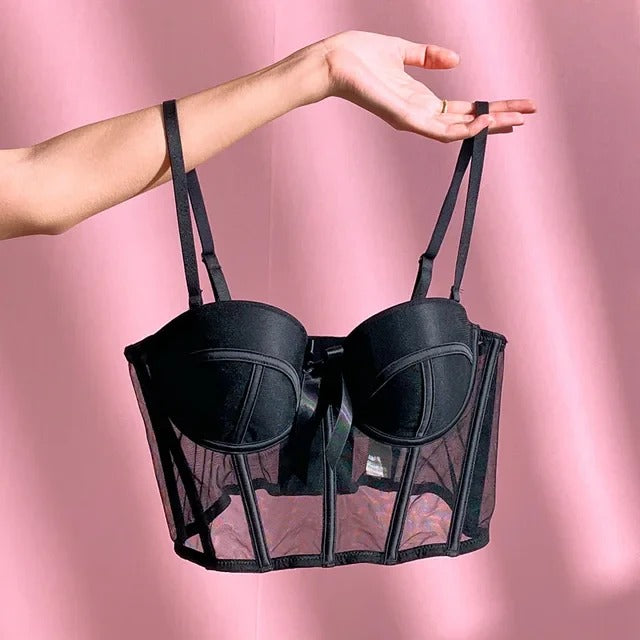 Ladies Imported Bra Wired High Quality Half Cup Padded Push-Up half Camisole Top  1001