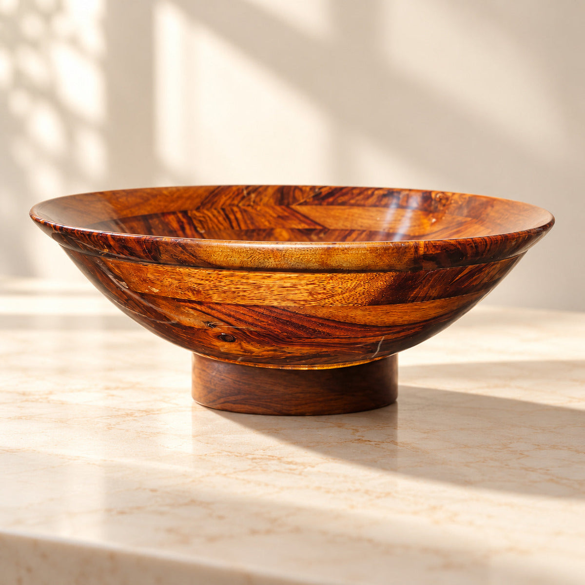 Wooden handmaded Bowl 12"