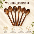 Wooden Spoon Set of 6