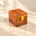 Classic Sheesham Wood Watch Box – Single Slot with Solid Lid