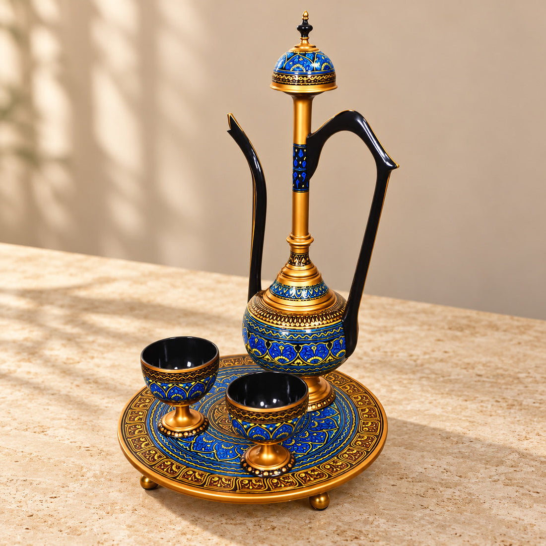 Umar-e-Khayam WIth Blue Naqshi Art