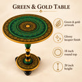 Green & Gold Art Coffee Table – 18
