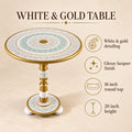 White & Gold Luxury Coffee Table – 18