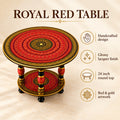Royal Red Lacquer Art-Coffee Table 24