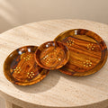 Wooden Brass Dishware