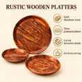 Wooden Rustic Platter
