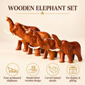 Wooden Handmade Toy(Elephant)-SET Of 4 Eco-Friendly | Premium Quality